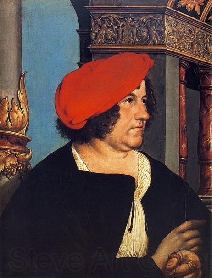 Hans holbein the younger Portrait of Jakob Meyer zum Hasen. Norge oil painting art